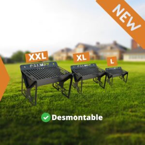 Parrilla Modelo Outdoor XXL, Brasero, Fogón, desarmable XXL