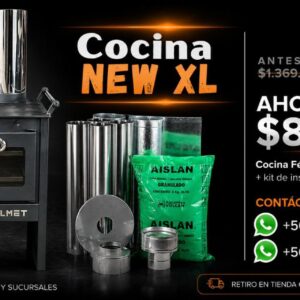 COMBO XL  - Cocina New XL + kit cañones 3mts + kit de limpieza