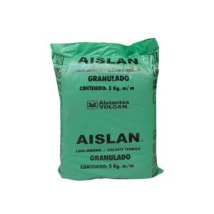 Lana Mineral Estufa Granulada 5kg Aislantes Volcan